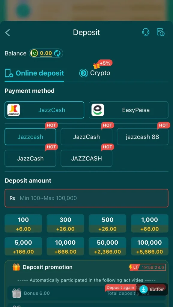 Deposit Process