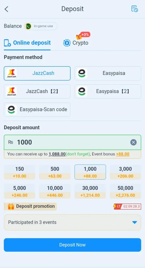 Deposit Process