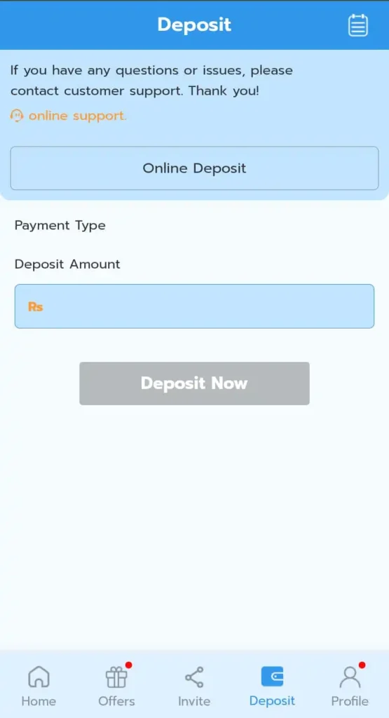 Deposite Process