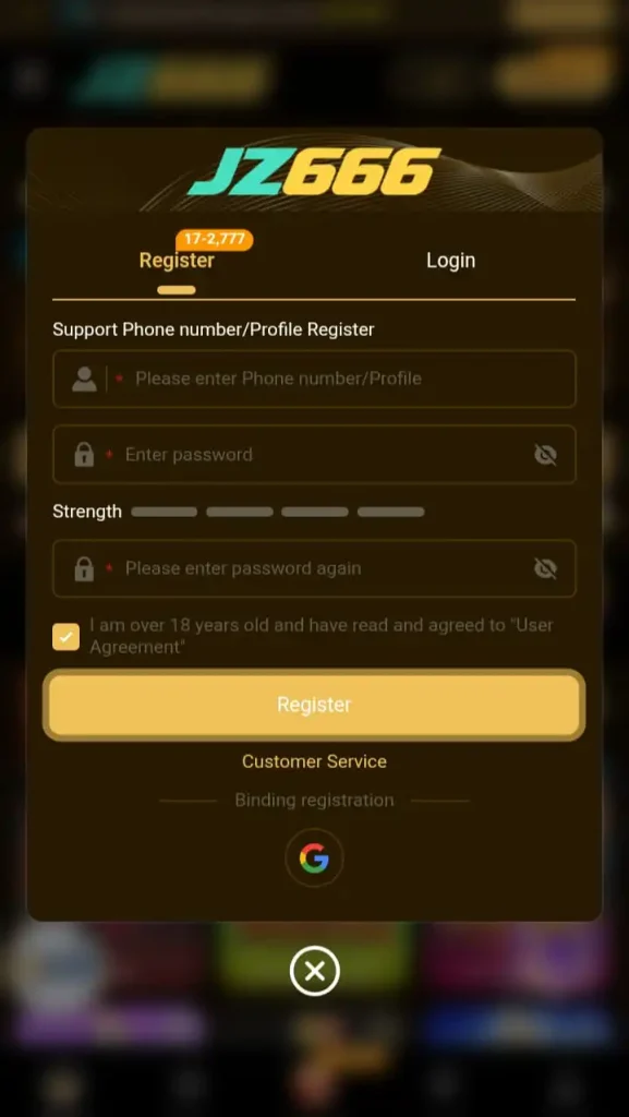 Register App
